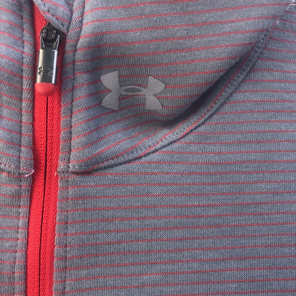 UNDER ARMOUR WOMENS HEAT GEAR FITTED QUARTER ZIP - Picture 4 of 5
